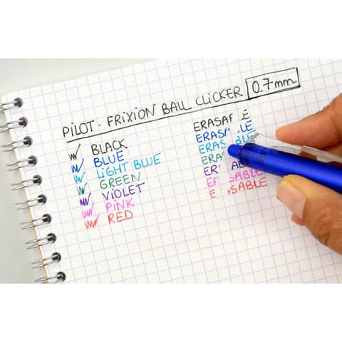 Penna a sfera cancellabile Pilot Frixion Ball Clicker 0,7 mm nero 006790